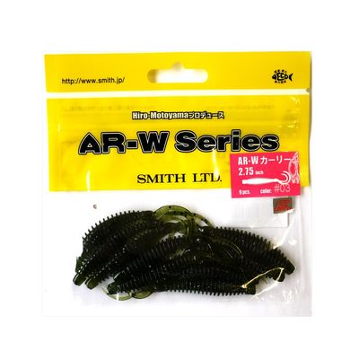 Smith LTD Worm AR-W Curly 2.75" Watermelon Blackflake #03