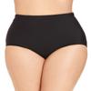 Swim Solutions Plus Size High-Waist Swim Brief Bottom Women's Swimsuit 18W view 1