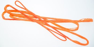 60X Custom Strings Flo Orange 12 Strand Dacron B50 Longbow Bowstrings Bow (Multiple Sizes) (68 INCH)