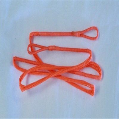 60X Custom Strings Flo Orange 16 Strand Dacron B50 Longbow Bowstrings Bow (Multiple Sizes) (50 INCH)