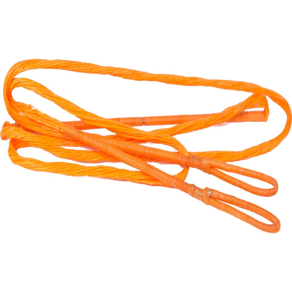 60X Custom Strings Flo Orange 18 Strand Dacron B50 Longbow Bowstrings Bow (Multiple Sizes) (53 INCH)