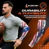 B-Driven Premium Pro-Fit Sports Compression Arm Sleeve (Single) Patriotic Designs Baseball Arm Sleeves - Men Women Youth view 3