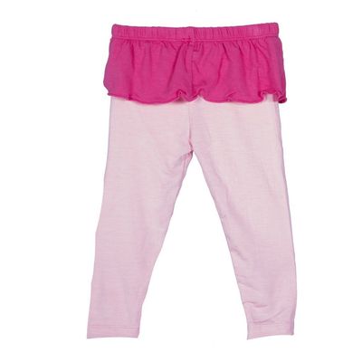 KicKee Pants Little Girls Skirted Leggings, Lotus with Winter Rose, 2T