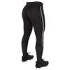 CHAMPRO mens Softball With Side Piping Tournament Traditional Low Rise Pant w/Braid, Black, White Pipe, XX-Large US view 3