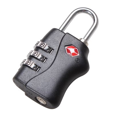 Quannengyoujia Best 3 Digit Combination TSA Approved Lock For Travel Security, TSA Suitcase Locks (Black)