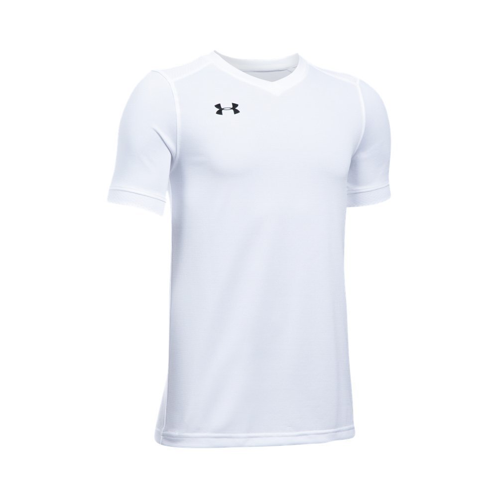 Under Armour Kids' UA Threadborne Match Jersey Youth X-Large White