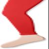 Jefferies Socks Little Girls Cotton Footless Tights with Scalloped Edge, Red, 2-4 Years view 1