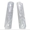 1911 Officers Grips, White Pearl, Mag-Well Cut Bottom view 1