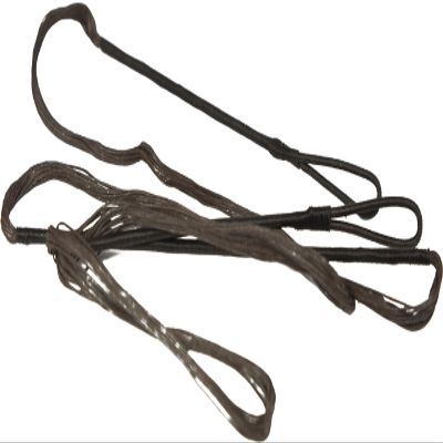 60X Custom Strings Brown 18 Strand Dacron B50 Longbow Bowstrings Bow (Multiple Sizes) (50 INCH)