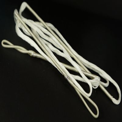 60X Custom Strings White 18 Strand Dacron B50 Longbow Bowstrings Bow (Multiple Sizes) (62 INCH)