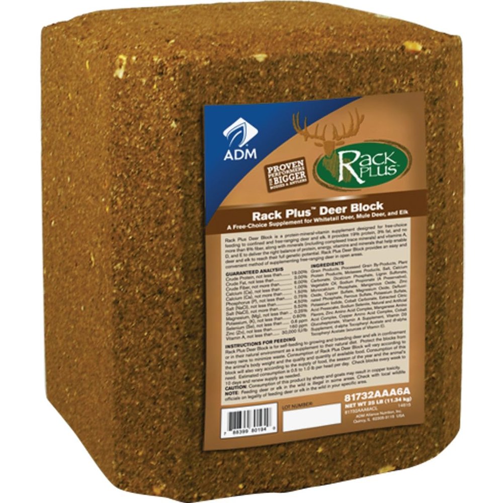 ADM Animal Nutrition 81732AAA6A Deer/Elk Block, 25 lb.