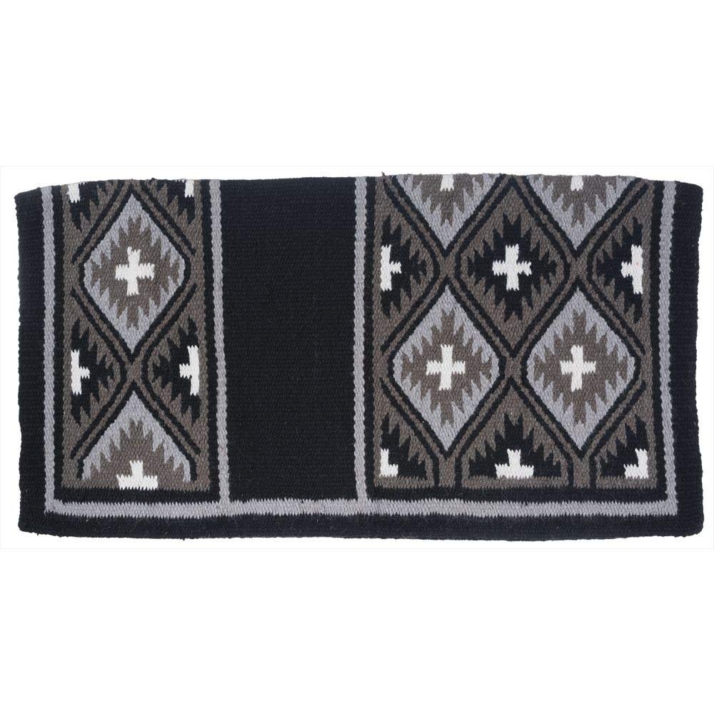 Tough 1 Sequoyah Wool Saddle Blanket Black