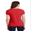 Port & Company Ladies Fan Favorite V-Neck Tee. LPC450V Bright Red L view 2