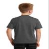 Port & Company Youth Fan Favorite Tee S Dark Heather Grey view 2