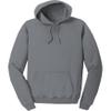 Port & Co Beach Wash Garment-Dyed Pullover Hooded Sweatshirt-PC098H-M-Pewter view 4