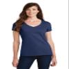 Port & Company Ladies Fan Favorite V-Neck Tee. LPC450V Team Navy S