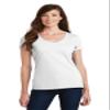 Port & Company Ladies Fan Favorite V-Neck Tee. LPC450V White S view 1