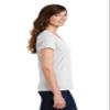 Port & Company Ladies Fan Favorite V-Neck Tee. LPC450V White S view 2