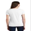Port & Company Ladies Fan Favorite V-Neck Tee. LPC450V White S view 3