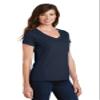 Port and Company Fan Favorite V-Neck Tee (LPC450V) Deep Navy, XL view 4