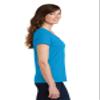 Port & Company Ladies Fan Favorite V-Neck Tee. LPC450V Sapphire 3XL view 2