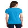 Port & Company Ladies Fan Favorite V-Neck Tee. LPC450V Sapphire 3XL view 3