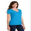 Port & Company Ladies Fan Favorite V-Neck Tee. LPC450V Sapphire 3XL view 4