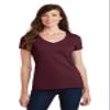 Port & Company Ladies Fan Favorite V-Neck Tee. LPC450V Athletic Maroon XS view 1