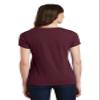 Port & Company Ladies Fan Favorite V-Neck Tee. LPC450V Athletic Maroon XS view 3