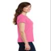 Port & Company Fan Favorite V-Neck Tee (LPC450V) Pink, 4XL view 2