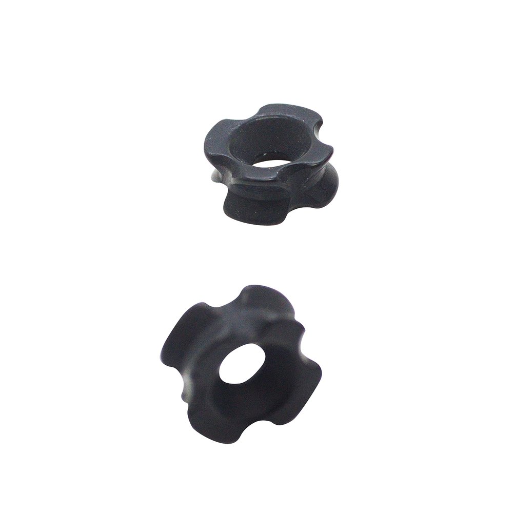 Southland Archery Supply SAS Aluminum Peep Sight for Archery Compound Bow - 2/Pack (Black, 3/16 in)