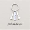 DistinctlyIvy Grandpa Personalized Keychain - Mechanic Gift - Father's Day New Daddy Birthday - Tool Hammer Wrench - 1 x 1/4 Inch Rectangle Bar - DGR-1INBAR view 3