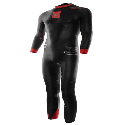 Rocket AquaSense Wetsuit Men's Long Sleeve MAGLOCK Reverse Zipper - Black - XL