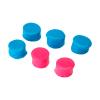 Walker's Silicone Putty - Soft Moldable Tacky Adaptable 20dB NRR Noise-Blocking Hearing Protection Shooting Hunting Work Earplugs, 3 Pairs, Storage Case Included - Teal/Pink view 2