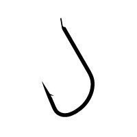 Gamakatsu 66719 Single Hook, for Rockabils, The Box No. 8, 100 Pieces, White