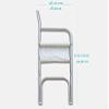 FORMA MARINE Boat Chair Blue Vinyl Padded Deck Folding High-End Aluminum Furniture ASTRON A6000VB view 3
