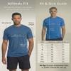 Arctic Cool Mens Crew Neck Cooling T-Shirt  Sweat-Activated Moisture Wicking Performance Tee for Hot Weather, Outdoor Work & Training, Arctic White, M view 2