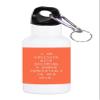 Debbie's Designs Woman Comfortable in own Skin Quote - Printed 20oz White Stainless Steel Sport Water Bottle view 1