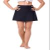 Coolibar UPF 50+ Women's Swim Skort - Sun Protective Black X-Small view 1