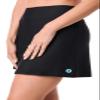 Coolibar UPF 50+ Women's Swim Skort - Sun Protective Black X-Small view 4