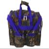 "E-Z Roll" 20 Inch Tree Camouflage Duffle Bag/Outdoor/Sports/Gym/Travel Bag in 5 Colors (Purple Trim) view 2