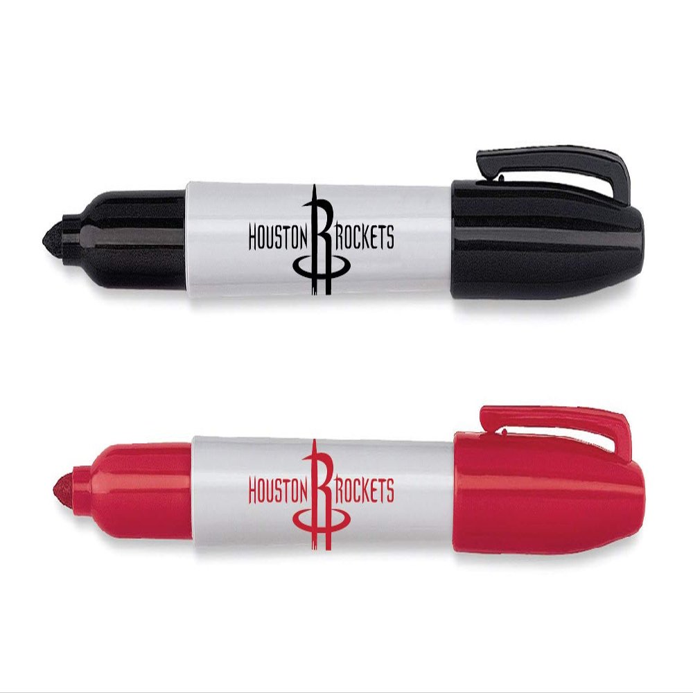 NBA Houston Rockets Marker 2 Pack, Red, One Size