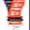 NCAA Houston Cougars Two-Tone Lanyard, Red/Blue, One Size view 1