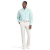 IZOD Men's Performance Stretch Straight Fit Flat Front Chino Pant, Warn Pearl, 38W x 32L view 2