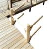 2-Place Dock-Mounted Kayaks/SUP Log Racks, Freestanding Outdoor Kayak Storage, SUP Paddle Board Rack, Surf Stands, Kayak Rack for Dock Equipment, Surfboard Holder, Outdoor Log Racks - Unfinished view 1