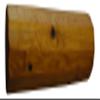 2-Place Dock-Mounted Kayaks/SUP Log Racks, Freestanding Outdoor Kayak Storage, SUP Paddle Board Rack, Surf Stands, Kayak Rack for Dock Equipment, Surfboard Holder, Outdoor Log Racks - Natural view 3