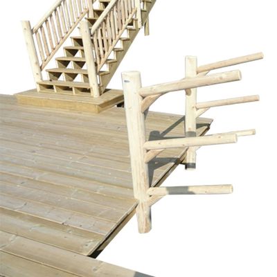 3-Place Low Dock-Mounted Kayaks/SUP Log Racks, Freestanding Outdoor Kayak Storage, SUP Paddle Board Rack, Kayak Rack for Dock Equipment, Surfboard Holder Stands, Outdoor Log Racks - Unfinished