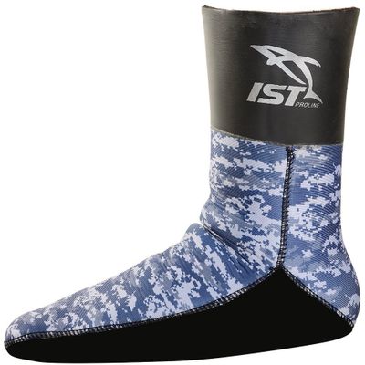 IST SKA0130-09 3mm Camouflage Neoprene Socks (2X-Large, Blue)