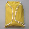 ( 3 Pack ) 100% Cotton Sport Drawstring Bag Medium Size,Cinch Packs,Ideal for daily use,sports,gym (YELLOW) view 1