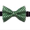 Christmas Bowties-newborn to Adults (Large-12 Year Olds or Older, Metallic Green and Grey) view 4